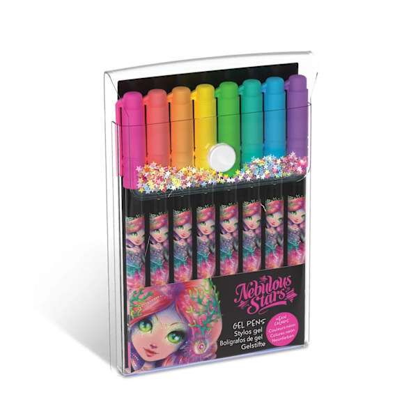 Nebulous Stars Gel Pens 8-pack Neon multifärg