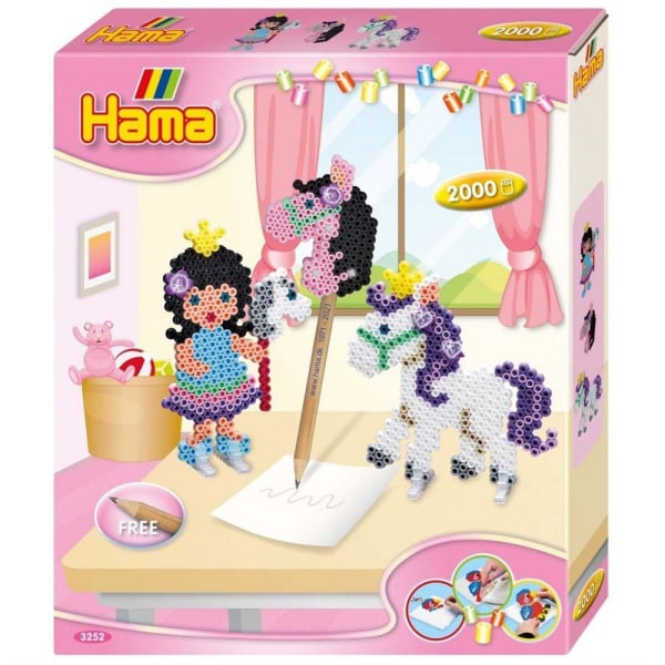 Hama Midi Gift Box Pony Play 2000 st multifärg