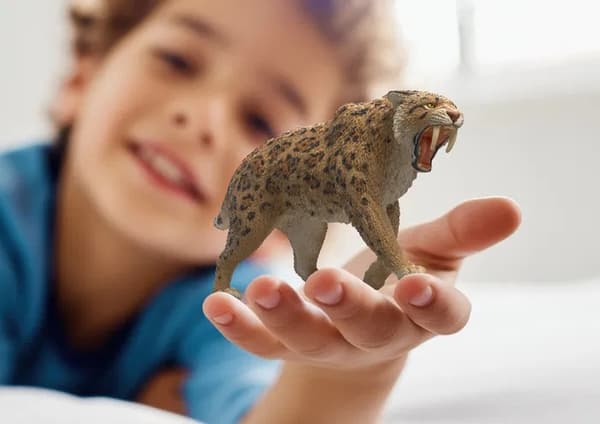 schleich® DINOSAURS Smilodon Sabeltandad Tiger 15054 multifärg
