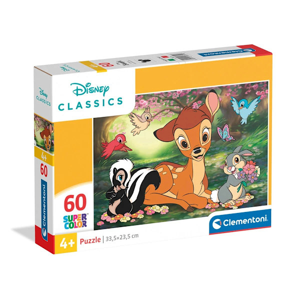 Clementoni Disney Classics Bambi Pussel 60 bitar multifärg