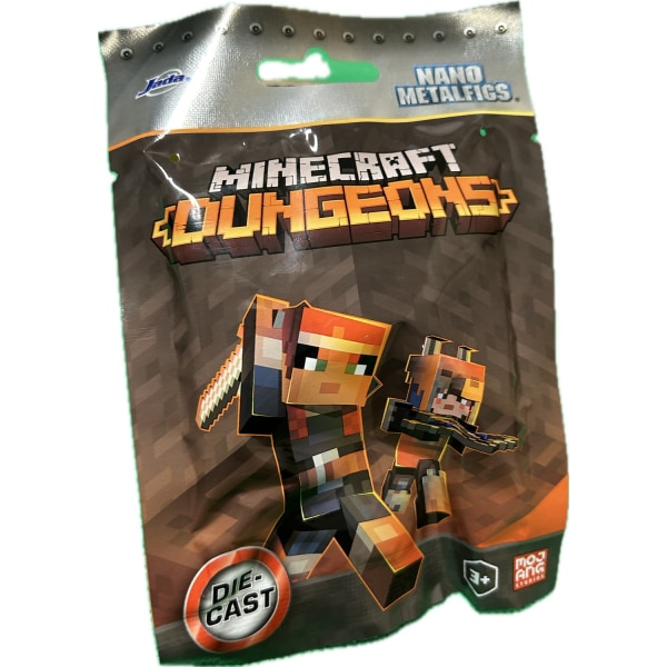 Minecraft Dungeons Nano Metalfigs Samlarfigur Blind Pack