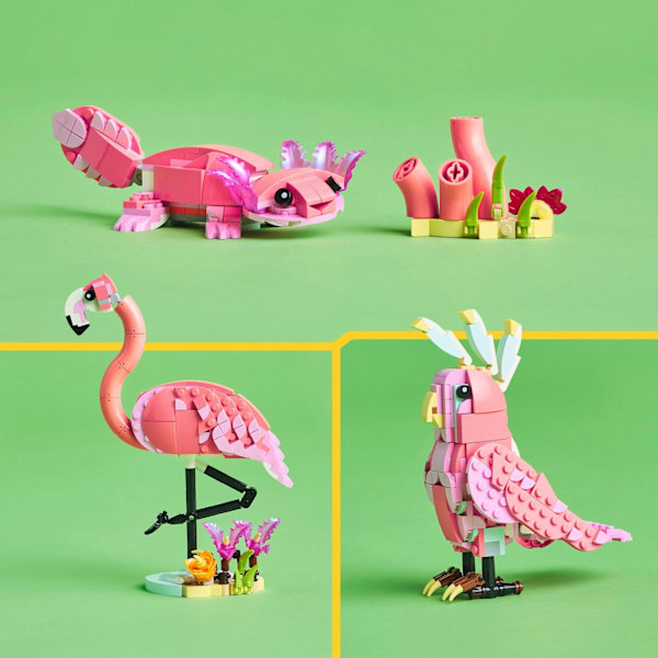 LEGO® Creator 3in1 Vilda djur: Rosa flamingo 31170 multifärg