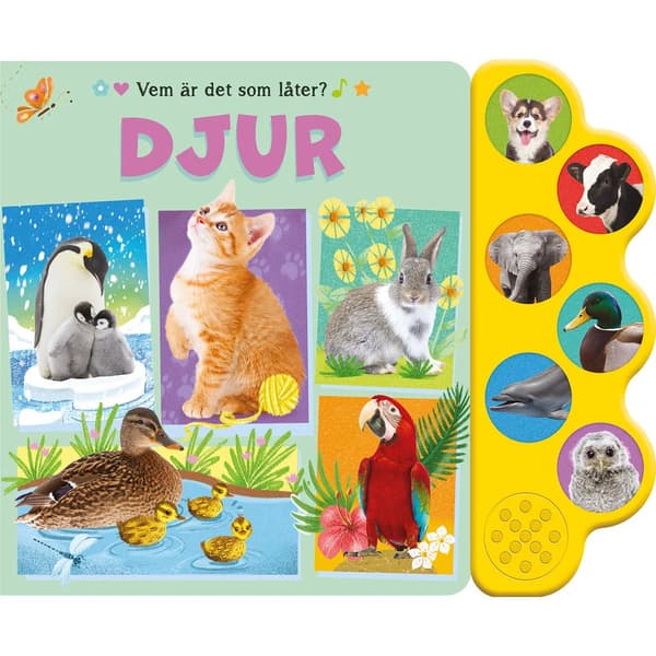 Vem är det som låter? Djur Bok med ljud multifärg