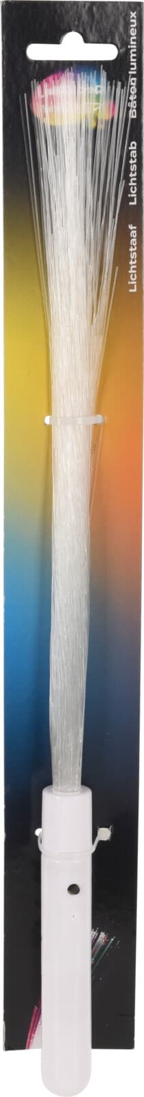 Ljusstav Fiberoptisk 35cm Vit multifärg