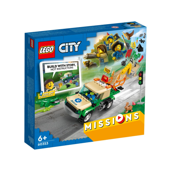 LEGO® City Räddningsuppdrag med vilda djur 60353 multifärg