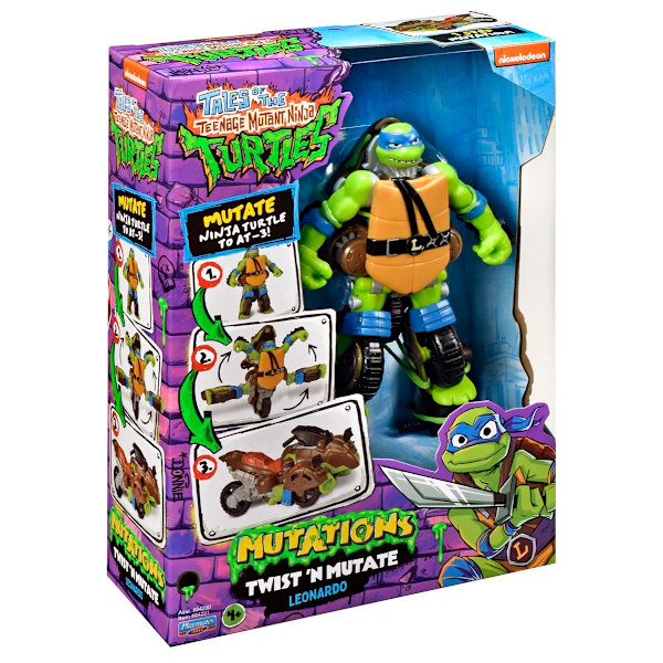 Turtles Mutations Twist n Mutate Leonardo MultiColor
