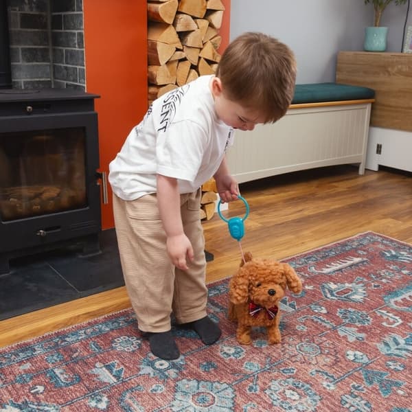 Animigos Gående Cockapoo Hund med ljud multifärg