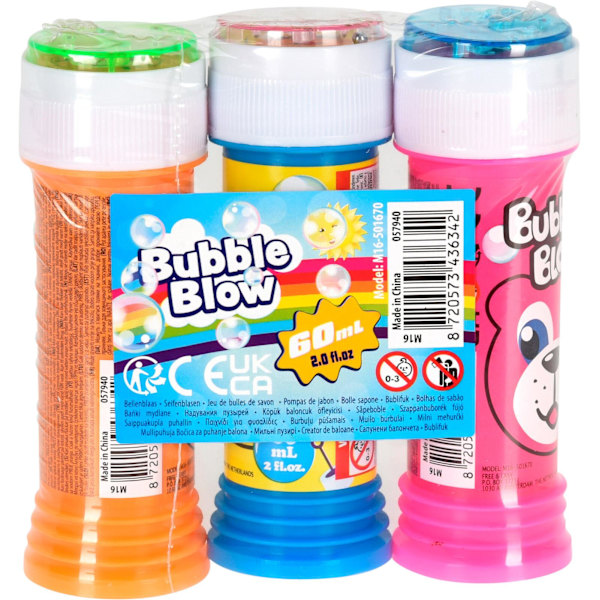 Såpbubblor 60ml 3-pack