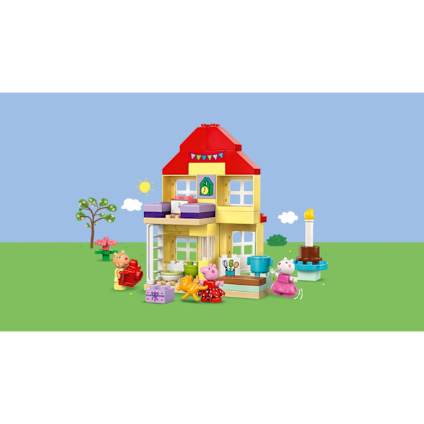 LEGO® DUPLO® Greta Gris Födelsedagshus 10433 multifärg