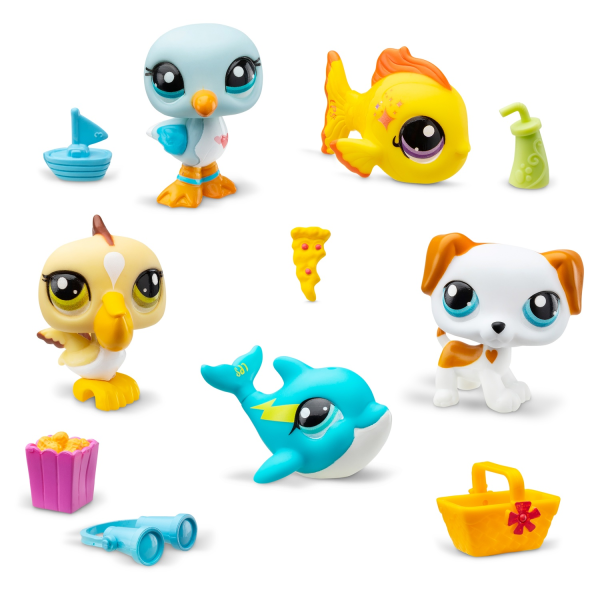 Littlest Pet Shop Beach Besties Collector set 5-pack multifärg