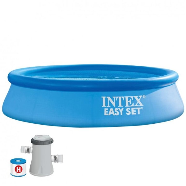 INTEX Easy Set Pool med pump 244x61 cm 1900l multifärg
