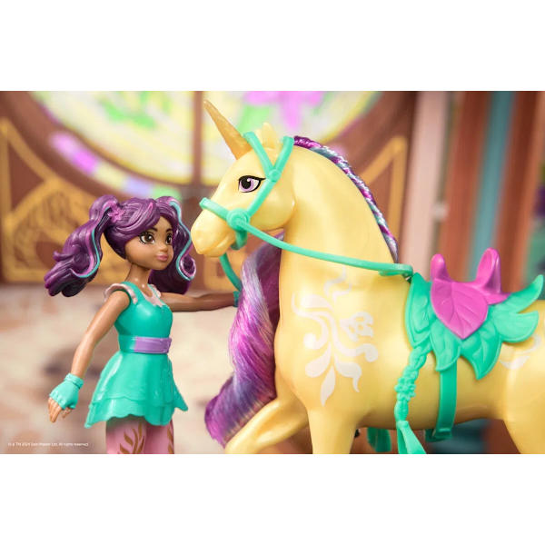 Unicorn Academy Docka och Enhörning Ava & Leaf multifärg