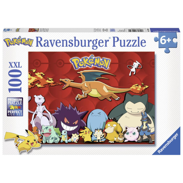 Ravensburger My Favourite Pokemon Pussel 100 bitar XXL multifärg