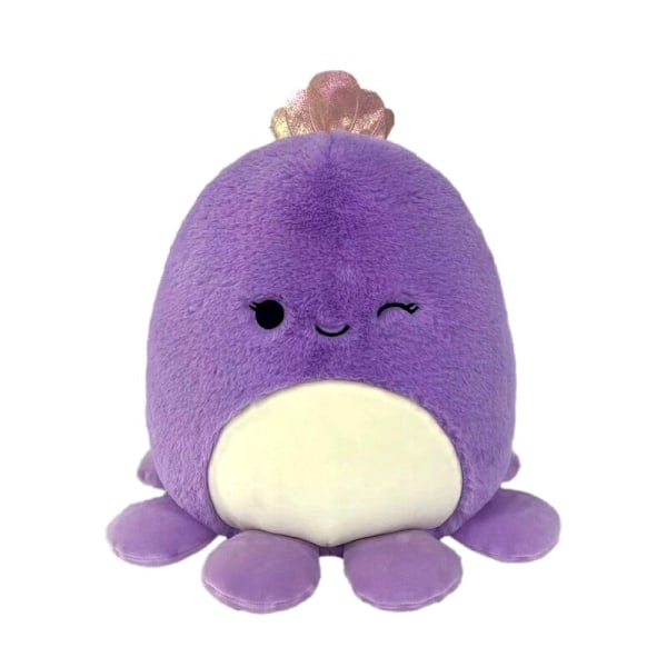 Squishmallows Fuzz A Mallows 30cm Violet Octopus multifärg