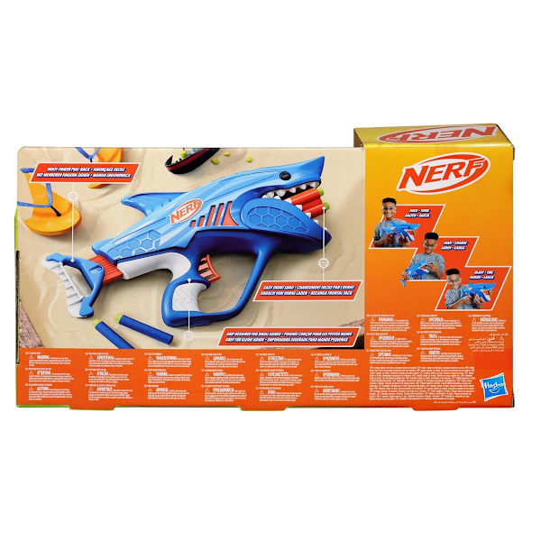 NERF Jr Wild Sharkfire multifärg