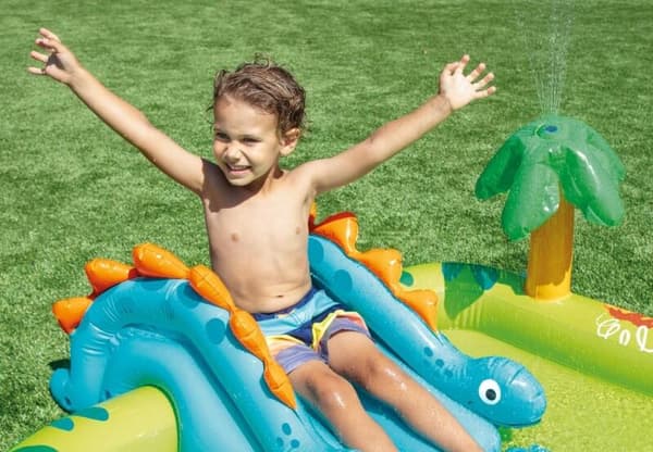 INTEX Dino Play Center Äventyrspool multifärg
