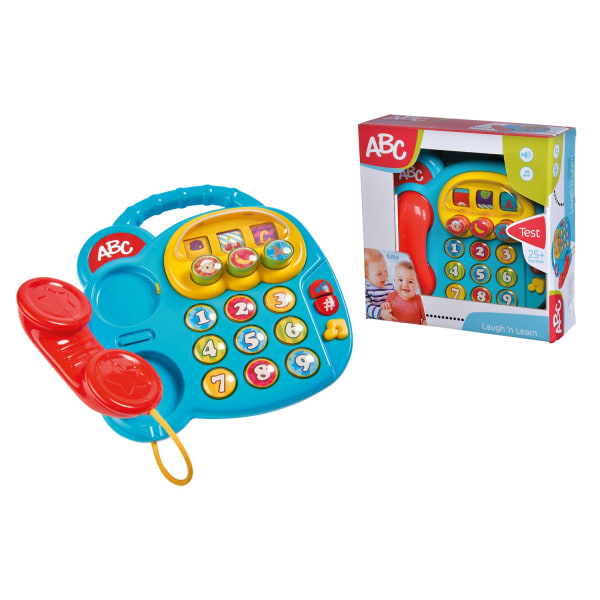 ABC Färgglad Telefon med ljud multifärg