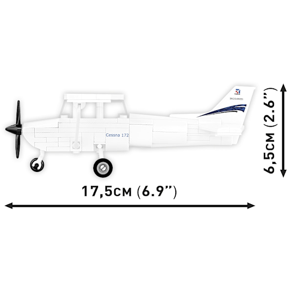 Cobi Cessna 172 Skyhawk White 1:48 26620 multifärg