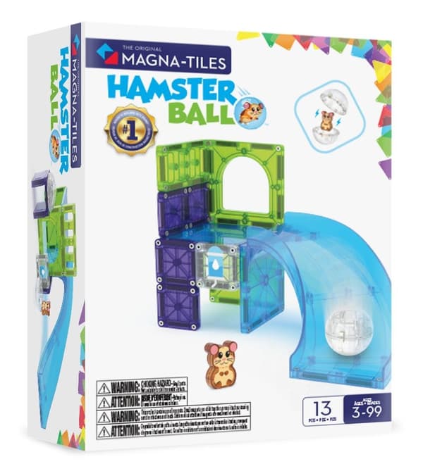 Magna-Tiles Hamster Ball 13 delar multifärg