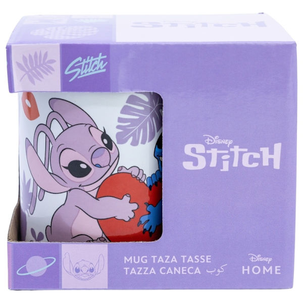 Stitch & Angel Mugg