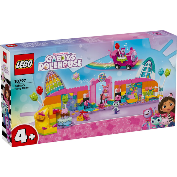 LEGO® 4+ Gabby’s Dollhouse Gabbys partyrum 10797 multifärg