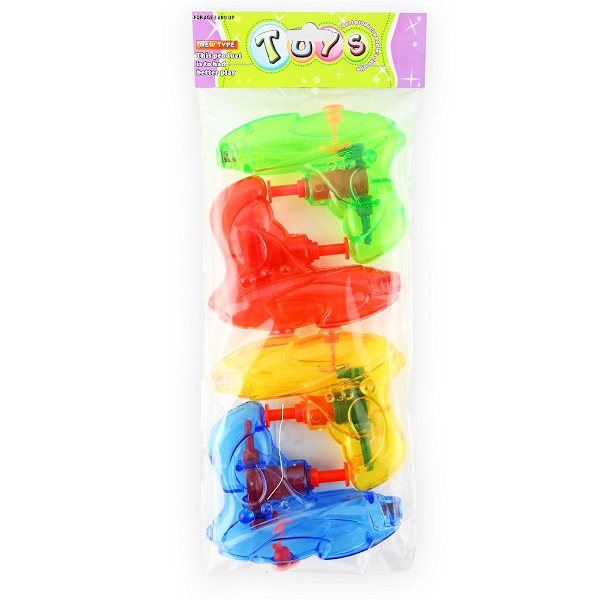 Vattenpistoler 4-pack multifärg