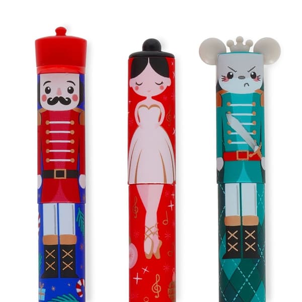 Legami Gelpenna med utsuddbart bläck 3-pack Christmas Edition multifärg
