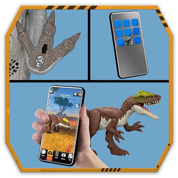 Jurassic World Rebirth Bite n Blast Mosasaurus multifärg