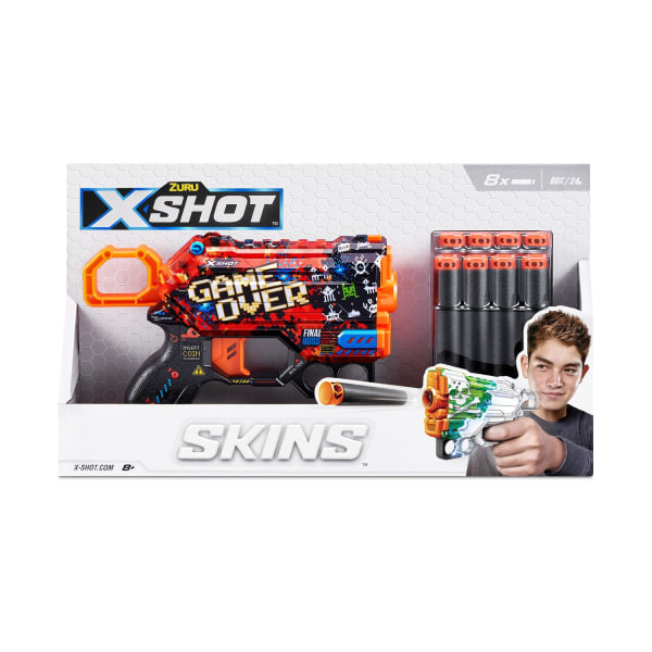 X-shot Skins Menace Blaster Game Over multifärg