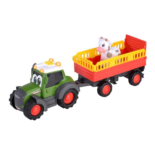 ABC Fendti Traktor med släp Ljud och ljus multifärg