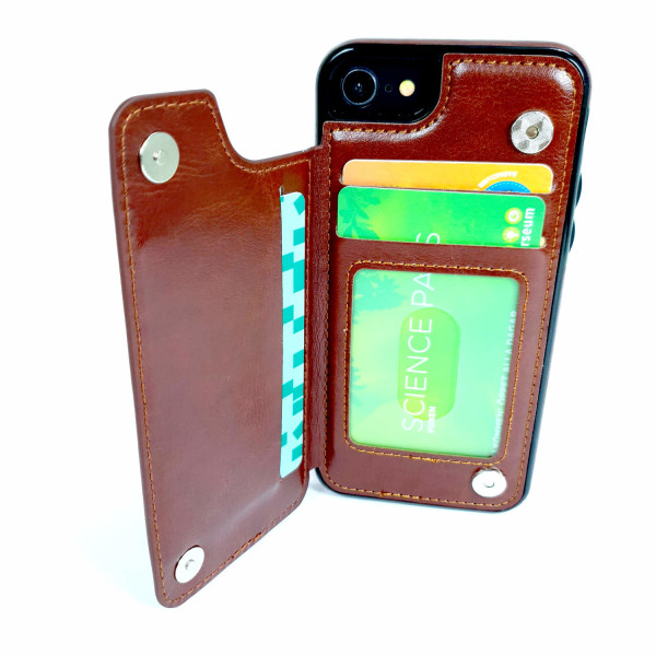 Smart Designat Plånbok Mobilskal till iPhone 8 06e3 | Fyndiq