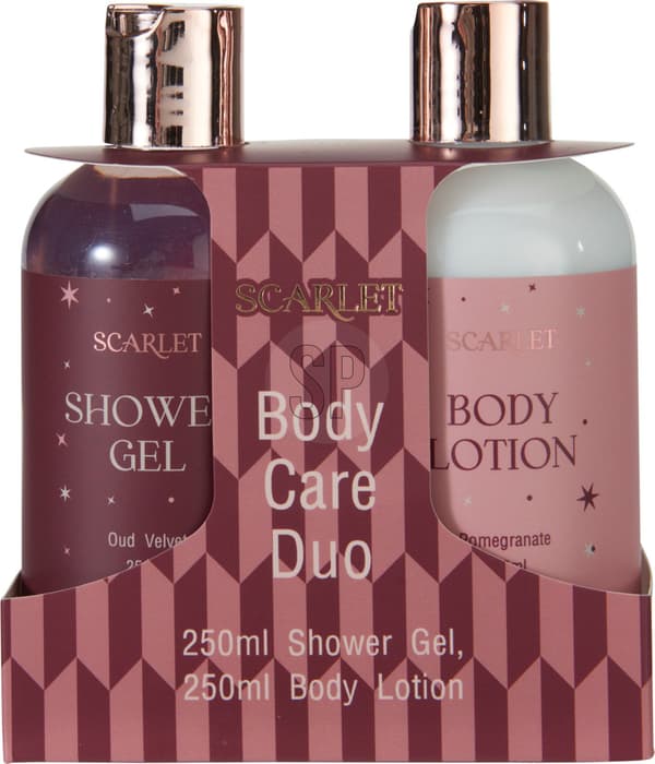 Spa Set Duschset Presentförpackning Rosa