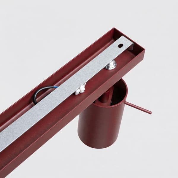 Taklampa RING 4L vinröd burgundy