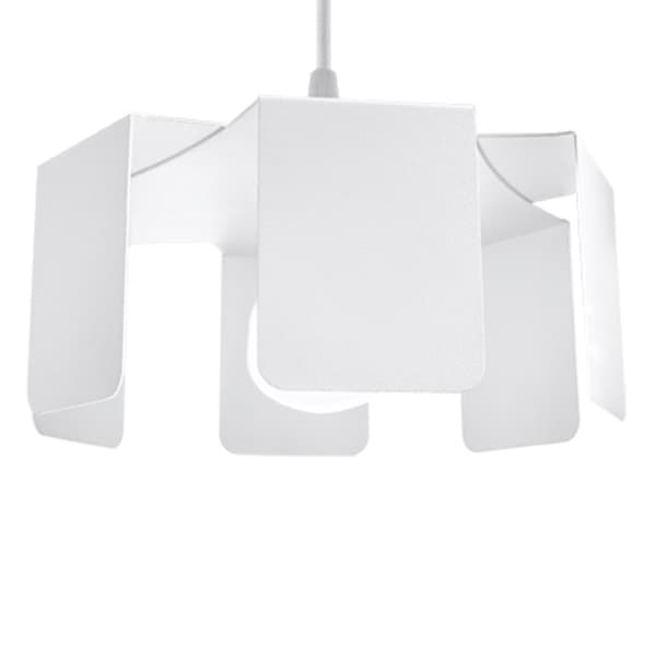 Pendel lampa TULIP vit Vit