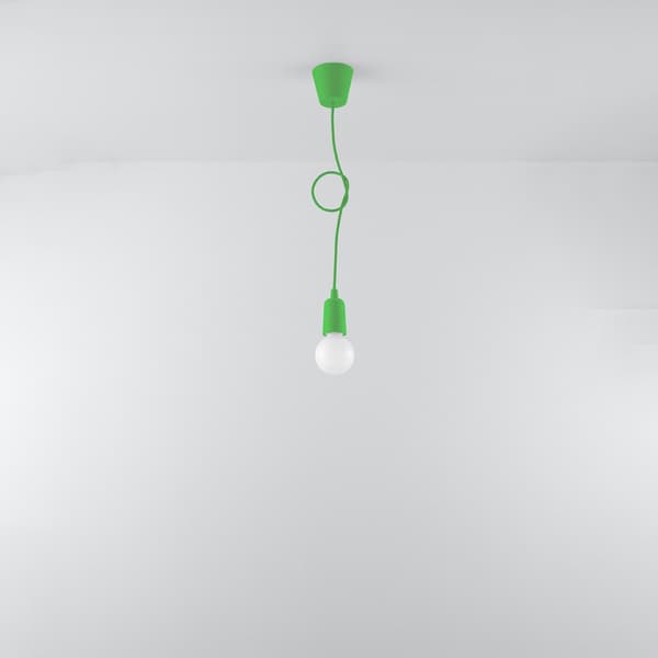 Pendel lampa DIEGO 1 grön Green
