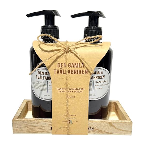 Presentset Handtvål/Handkräm Oud Wood 300 ml multifärg