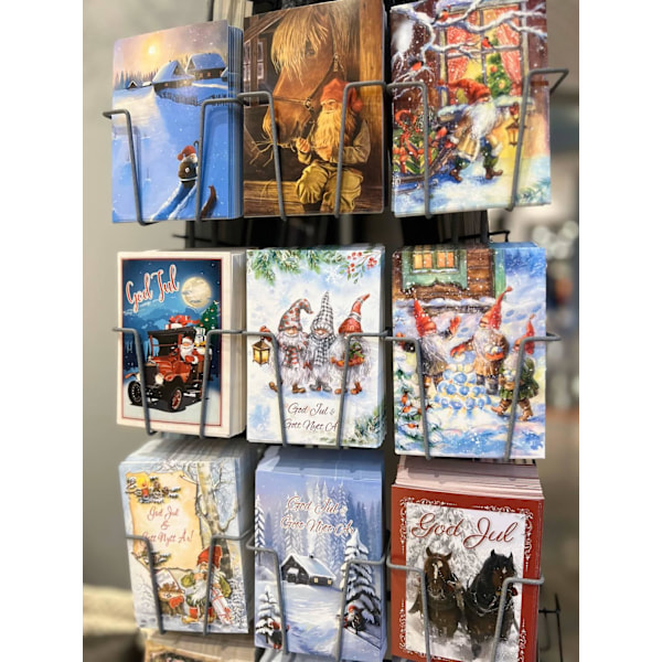Vykort julkort 50-pack julvykort God Jul & Gott Nytt År multifärg