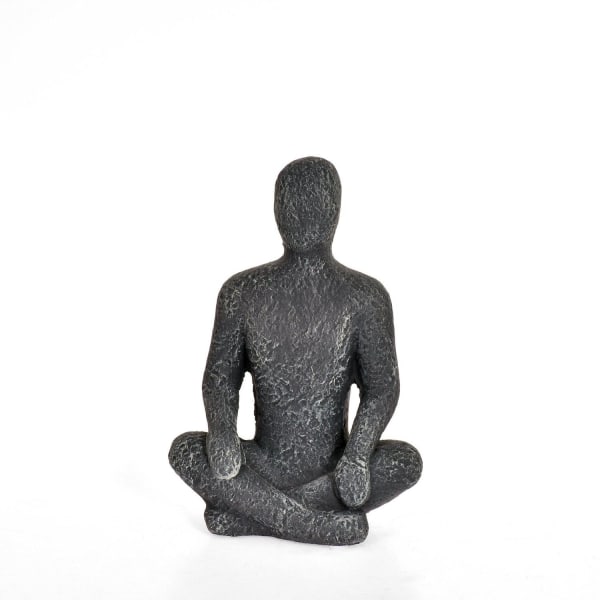 Figur Meditasjon Svart Black