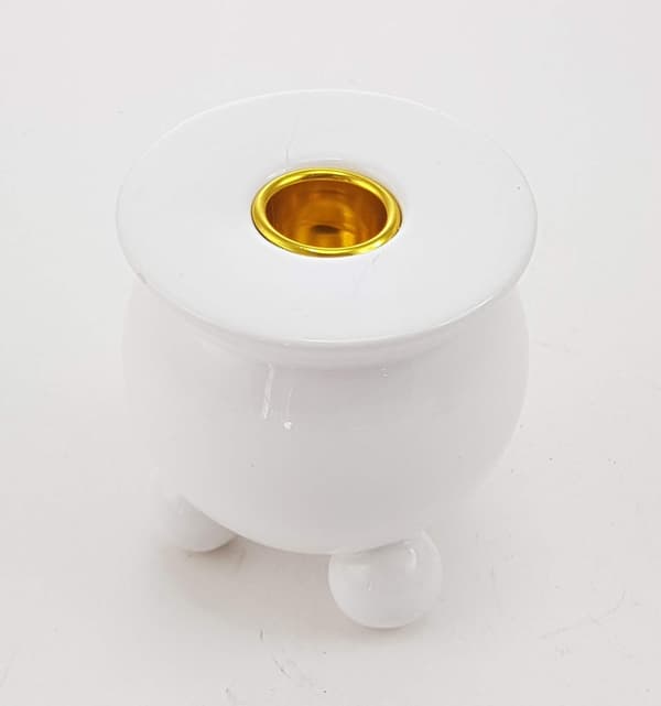 Ljusstake Jul Kula 13 cm White