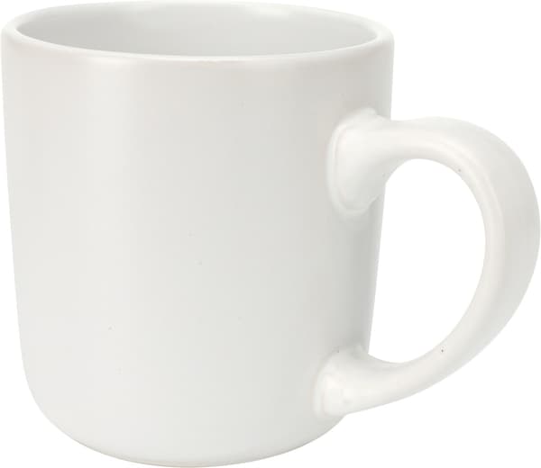 Mugg Vit Svart Grå Beige Keramik 4-pack Svart