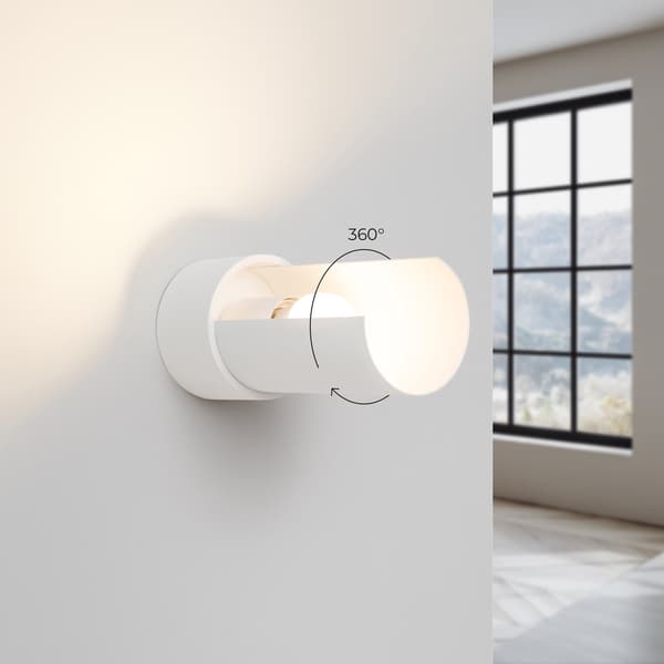 Vägglampa FLASH vit White