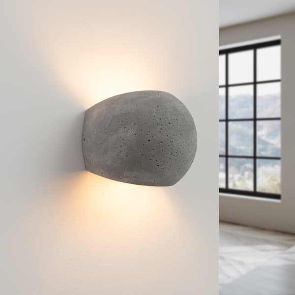 Vägglampa GLOBE betong Grey