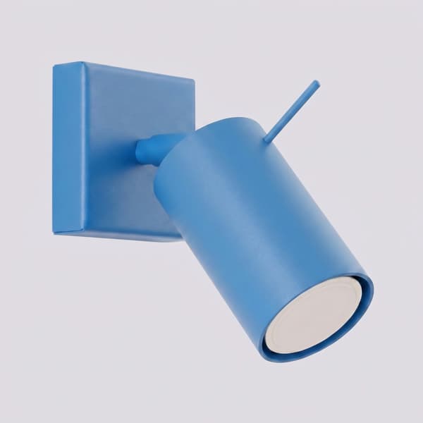 Vägglampa RING azurblå Light blue