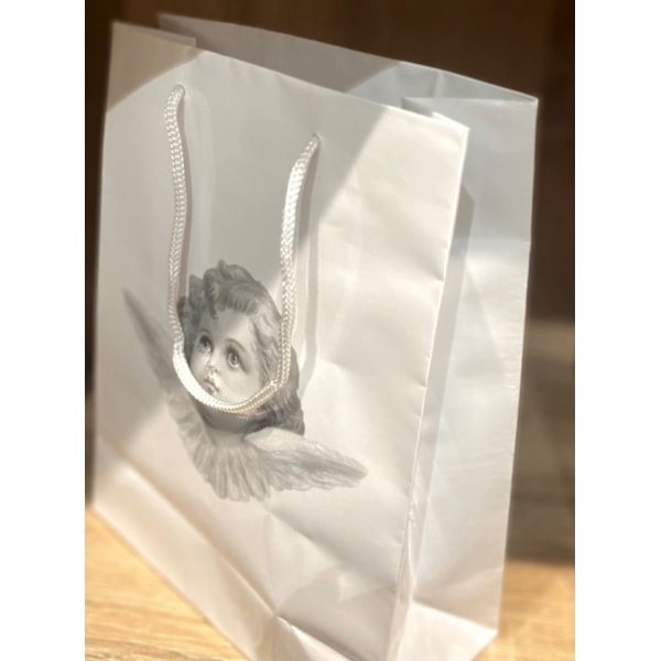 Presentpåse Ängel 2-pack 23cm White