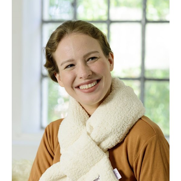 Warmies Värmesjal Sherpa White one size