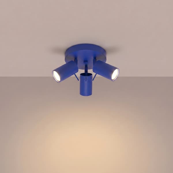 Taklampa RING 3P ultramarinblå ultramarine
