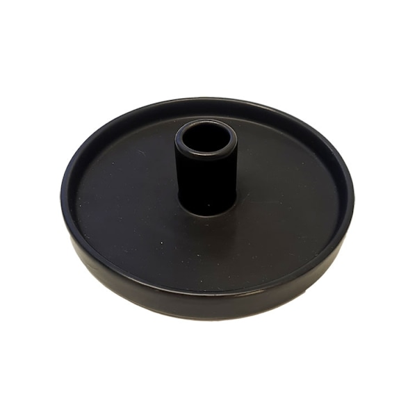 Ljusstake Svart Keramik 15 cm Svart