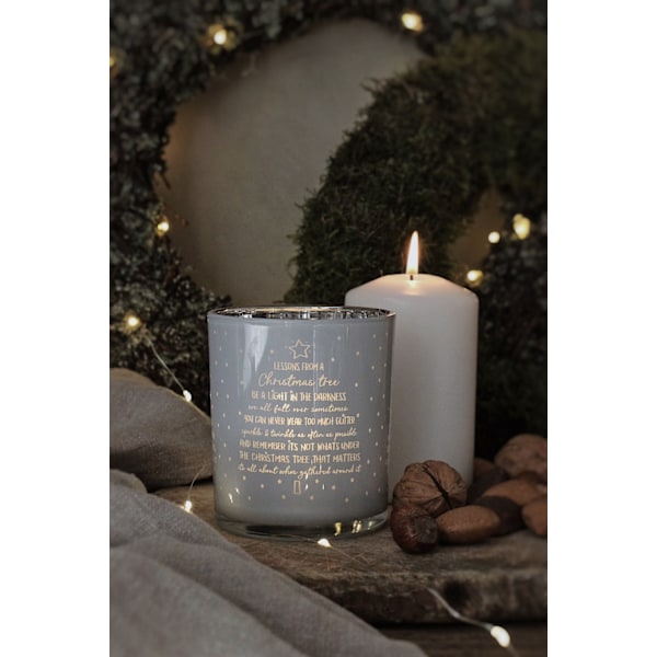 Majas Cottage Lykta Lessons from a christmas tree 9x10 cm White