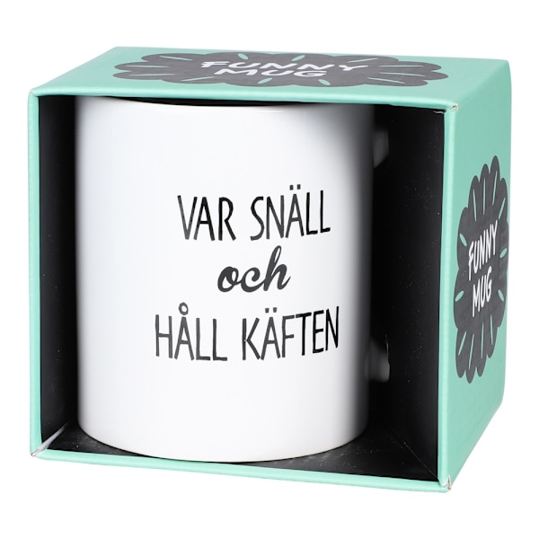 Mugg Håll Käften White