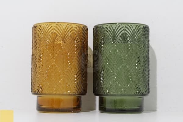Ljus Glaskopp 13 cm Grön Green